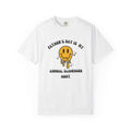 Father's Day Scavenger Hunt T-Shirt — Melting Smiley Graphic Tee