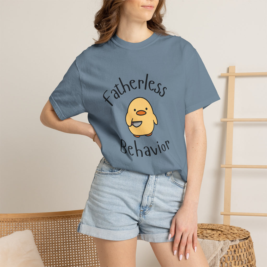 Fatherless Behavior Cute Chick Graphic T-Shirt