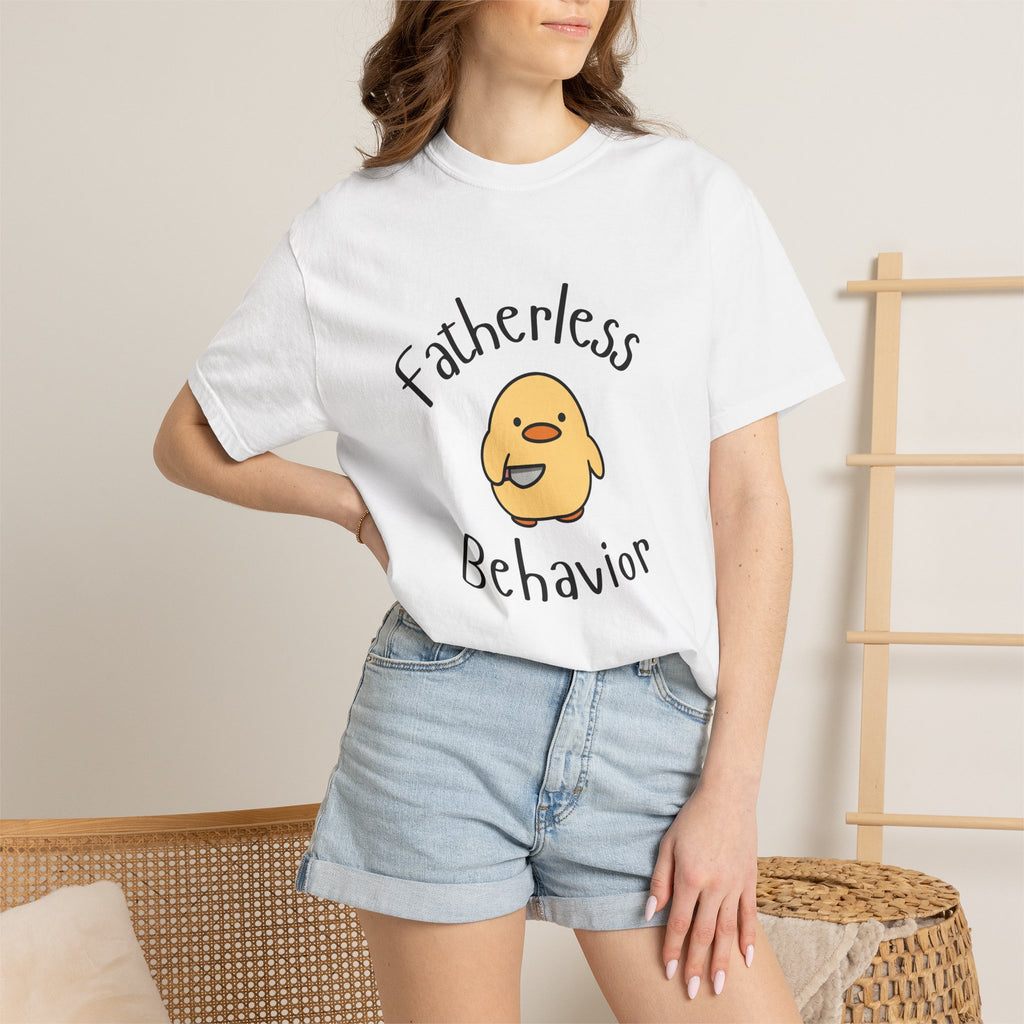 Fatherless Behavior Cute Chick Graphic T-Shirt
