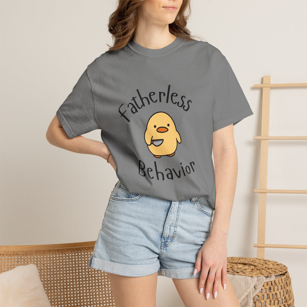Fatherless Behavior Cute Chick Graphic T-Shirt
